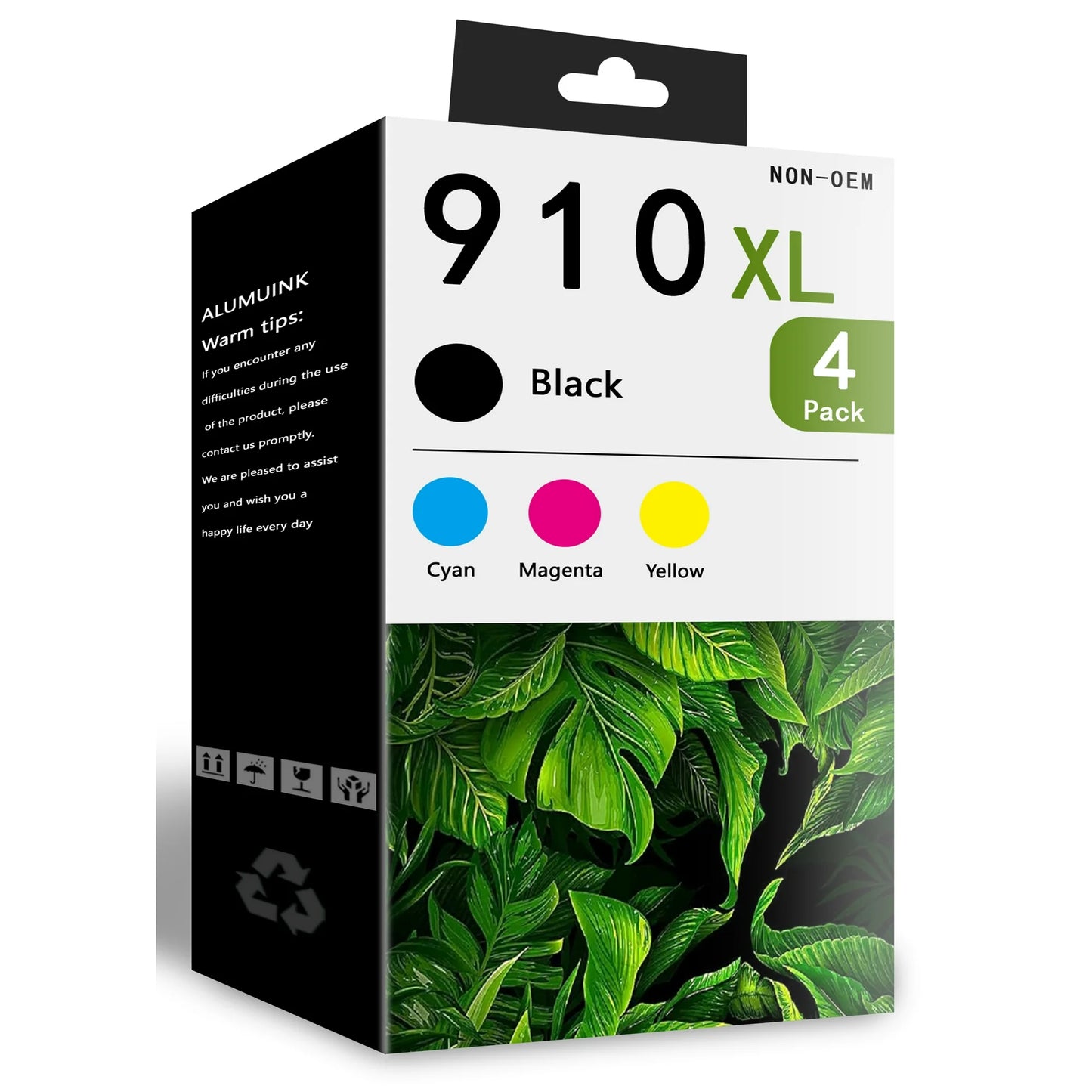 910XL Ink Cartridge (1Black/1Cyan/1Magenta/1Yellow) 4Pack Replacement for HP OfficeJet 8022e 8020e 8024e 8025e 8028e 8035e Printer