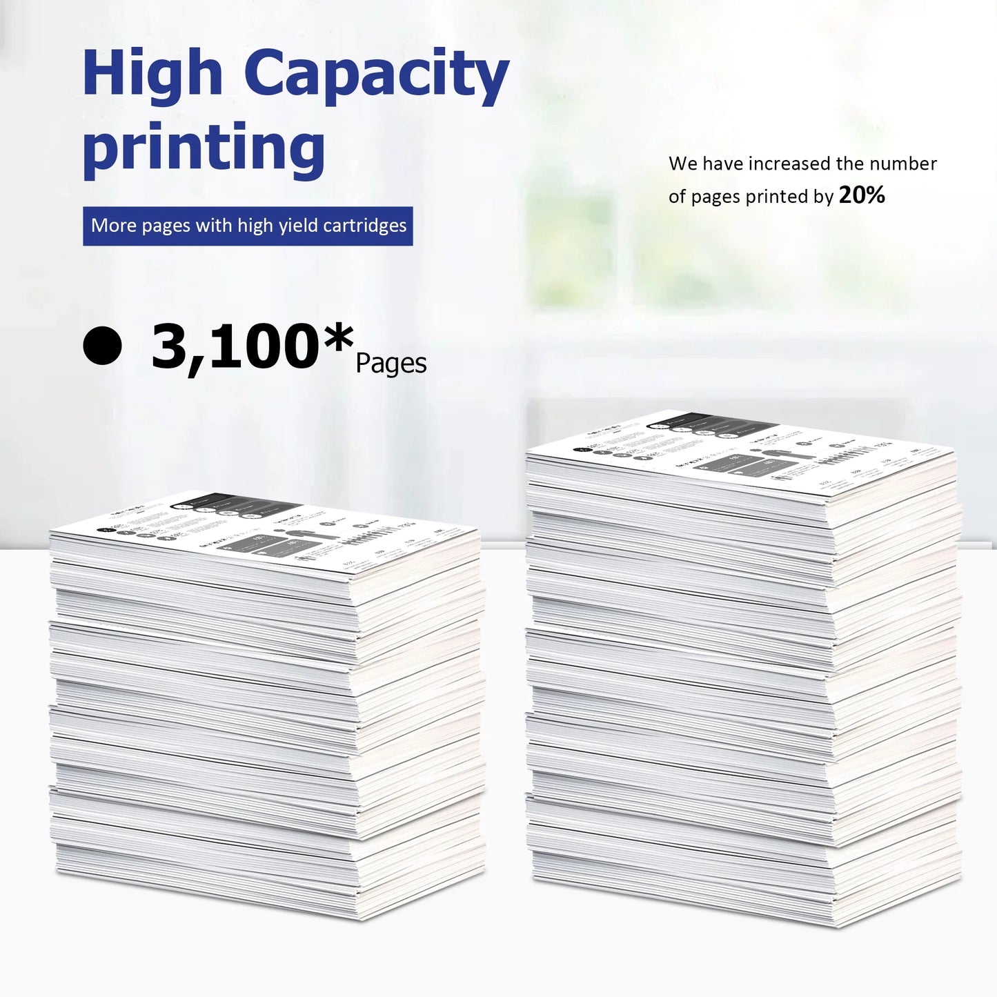 TN450 Toner Cartridge High Yield Replacement for Brother TN-450 TN-420 DCP-7060D HL-2220 (2 Black)